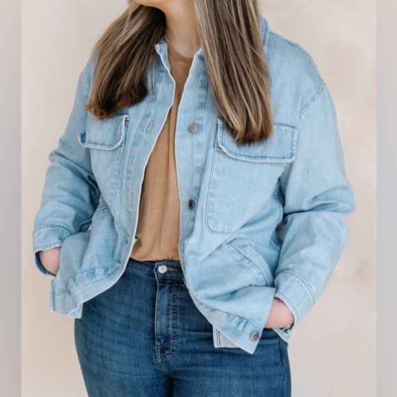 Everlane denim shirt jacket - Picture 10 of 10